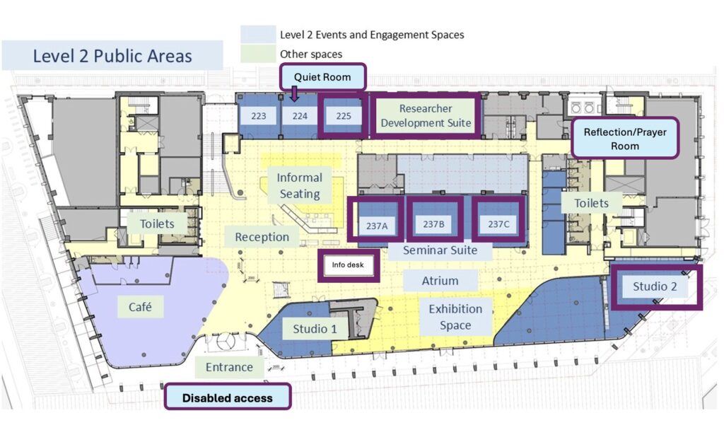 Floor plan of the ARC