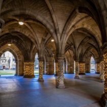 The cloisters at the University of Glasgow